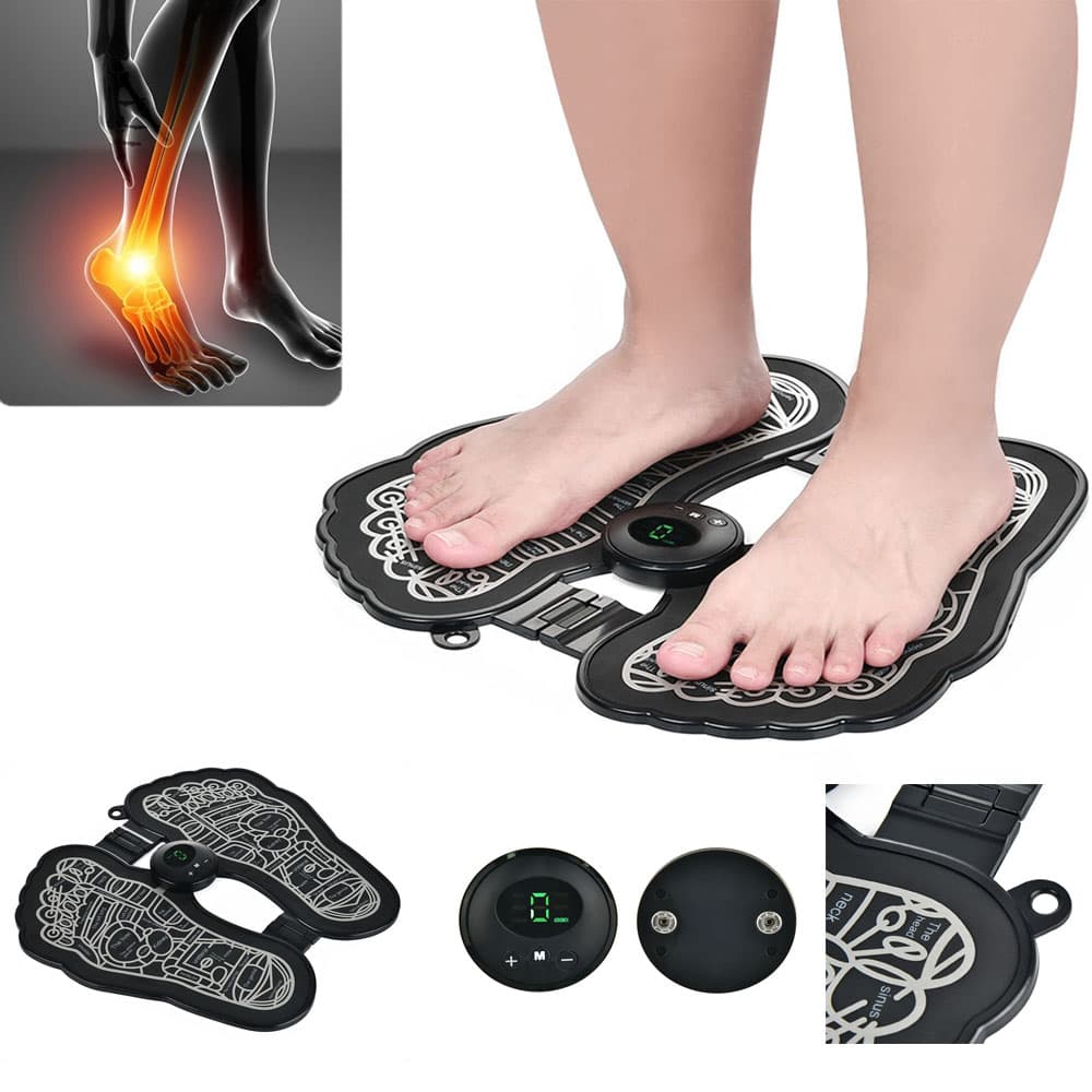 Tapis de massage électrique des pieds EMS Technologie Physiothérapie