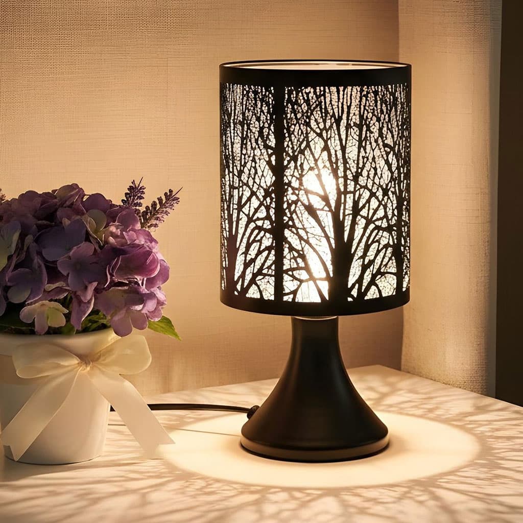 Lampe de Table Décorative Design Élégant Idéal pour Chambre de Nuit GM1 – مصباح غرفة النوم