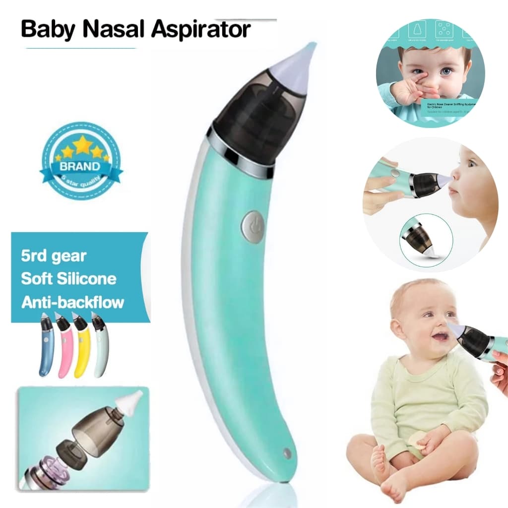 Mouche Nez, Aspirateur nasal électrique pour bébé 2 Tailles D'embouts - شفاطة الأنف الكهربائية للطفل